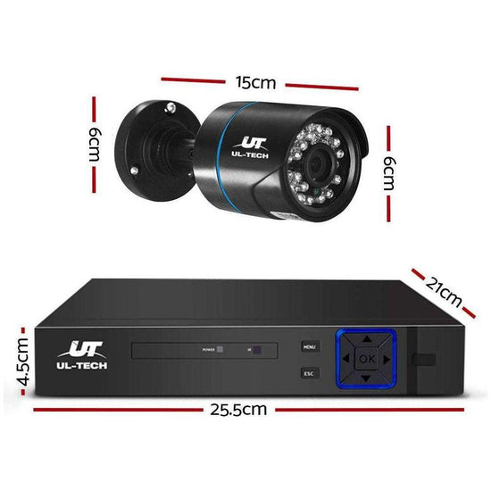 UL Tech 1080P 4 Channel CCTV Security Camera