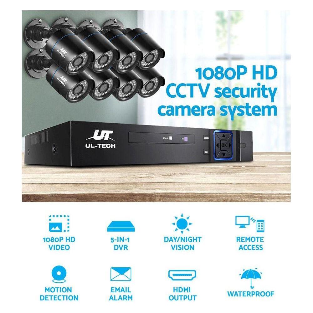 UL Tech 1080P 8 Channel HDMI CCTV Security Camera