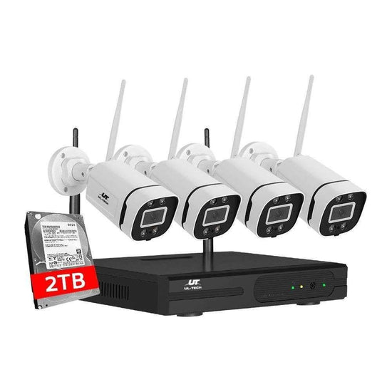 UL-tech 3MP Wireless CCTV WiFi Security Camera System IP Cameras 8CH NVR 2TB