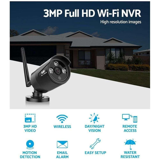 UL-TECH 3MP Wireless Security Camera System IP CCTV Home