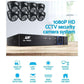 UL-tech CCTV 8 Dome Cameras Home Security System 8CH DVR 1080P 1TB IP Day Night