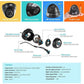 UL-tech CCTV 8 Dome Cameras Home Security System 8CH DVR 1080P 1TB IP Day Night