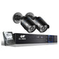 UL-Tech CCTV Security System 2TB 4CH DVR 1080P 2 Camera Sets