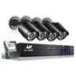 UL-Tech CCTV Security System 2TB 4CH DVR 1080P 4 Camera Sets