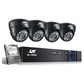 UL-Tech CCTV Security System 2TB 4CH DVR 1080P 4 Camera Sets