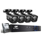 UL-Tech CCTV Security System 2TB 4CH DVR 1080P 4 Camera Sets