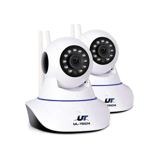 UL Tech Set of 2 1080P IP Wireless Camera - White