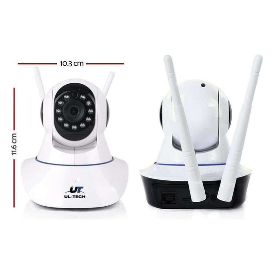 UL Tech Set of 2 1080P IP Wireless Camera - White