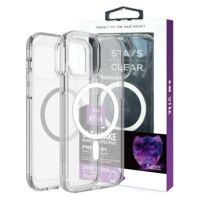 Ultimake Shockproof Transparent Magsafe Cover Case for iPhone 15 Plus (Transparent)