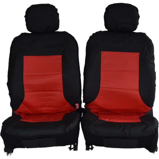 Universal El Toro Series Ii Front Seat Covers Size 30/35 | Black/Red