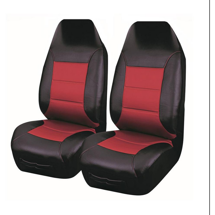 UNIVERSAL FRONT SEAT COVERS  SIZE 60/25 RED EL TORO SERIES II - Magdasmall