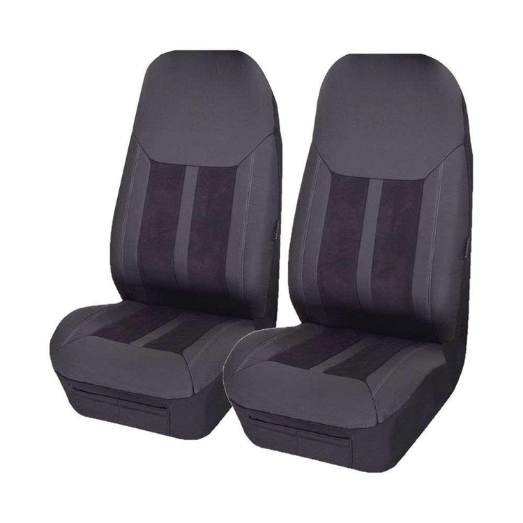 Universal Fury Front Seat Covers Size 60/25 | Black