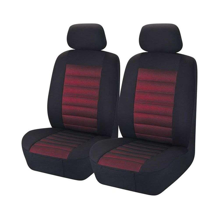 Universal Opulence Front Seat Covers Size 30/35 | Red