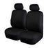 Universal Platinum Front Seat Covers Size 30/35 | Black