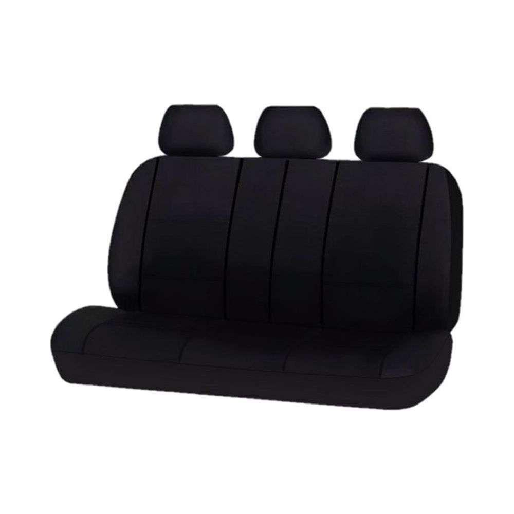 Universal Platinum Rear Seat Covers Size 06/08S | Black