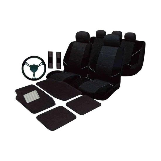 Universal Ultimate Car Accessories Value Pack  - Black - Magdasmall