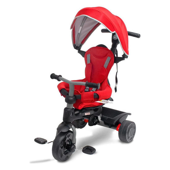 Veebee Explorer 3-stage Kids Trike With Canopy - Red - Magdasmall