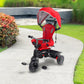 Veebee Explorer 3-stage Kids Trike With Canopy - Red - Magdasmall