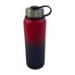 VERPEAK 40oz Vacuum Insulated Water Bottle 3 Lids with Straw (Red Purple)