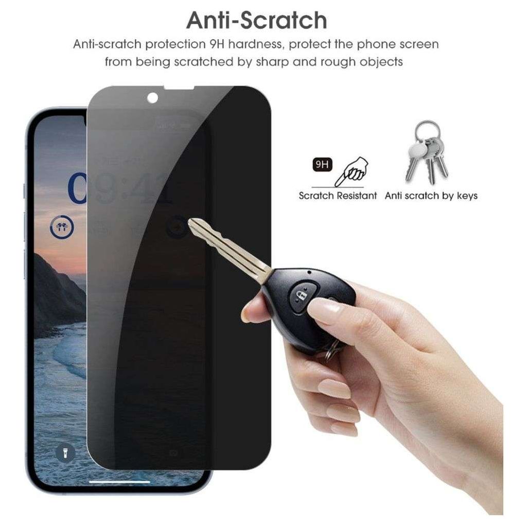 VOCTUS iPhone 14 Pro Privacy Tempered Glass Screen Protector 2Pcs (Box)