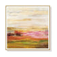 Wall Art 100cmx100cm Blooming Field Gold Frame Canvas