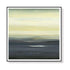 Wall Art 100cmx100cm Land of Serenity Black Frame Canvas