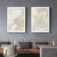 Wall Art 100cmx150cm Beige and Sage Green 2 Sets Gold Frame Canvas - Magdasmall