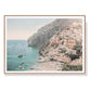 Wall Art 100cmx150cm Italy Amalfi Coast Wood Frame Canvas - Magdasmall