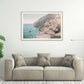 Wall Art 100cmx150cm Italy Amalfi Coast Wood Frame Canvas - Magdasmall