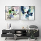 Wall Art 40cmx40cm Blue Crushers 2 Sets Black Frame Canvas - Magdasmall