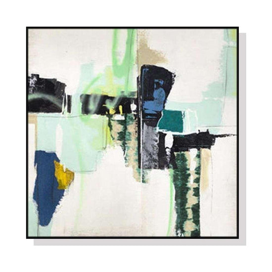 Wall Art 40cmx40cm Hard Truth Black Frame Canvas - Magdasmall