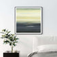 Wall Art 40cmx40cm Land of Serenity Black Frame Canvas - Magdasmall