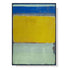 Wall Art 50cmx70cm Blue Yellow Green By Mark Rothko Black Frame Canvas