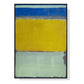 Wall Art 50cmx70cm Blue Yellow Green By Mark Rothko Black Frame Canvas