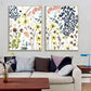 Wall Art 50cmx70cm Flower Composition 2 Sets Gold Frame Canvas - Magdasmall