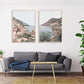 Wall Art 50cmx70cm Italy Positano 2 Sets Wood Frame Canvas - Magdasmall