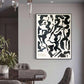 Wall Art 50cmx70cm Jazz Festival Black Frame Canvas - Magdasmall