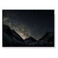 Wall Art 50cmx70cm Night Court Black Frame Canvas - Magdasmall