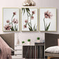 Wall Art 50cmx70cm Tulip Flower 3 Sets Gold Frame Canvas - Magdasmall