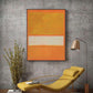 Wall Art 50cmx70cm Yellow By Mark Rothko Black Frame Canvas - Magdasmall