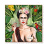 Wall Art 60cmx60cm Self Portrait by Frida Kahlo Wood Frame Canvas - Magdasmall