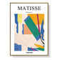 Wall Art 60cmx90cm Abstract colour by Henri Matisse Gold Frame Canvas - Magdasmall