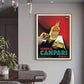 Wall Art 60cmx90cm Cordial Campari Liquor Black Frame Canvas - Magdasmall