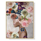 Wall Art 60cmx90cm Foolish in Love II Gold Frame Canvas - Magdasmall