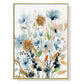 Wall Art 70cmx100cm Colourful Floras Watercolour style I Gold Frame Canvas - Magdasmall