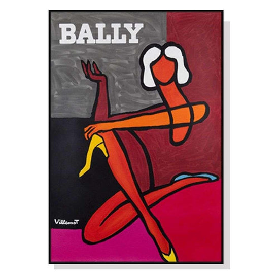 Wall Art 70cmx100cm Fashion Woman Black Frame Canvas - Magdasmall