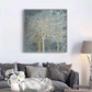 Wall Art 70cmx70cm Forest In The Twilight Trees Gold Frame Canvas - Magdasmall