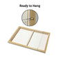 Wall Art 90cmx135cm Lann II Gold Frame Canvas - Magdasmall