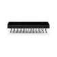 Wall Mount Hanging Jewellery Organiser Holder with 23 Hooks (Black)