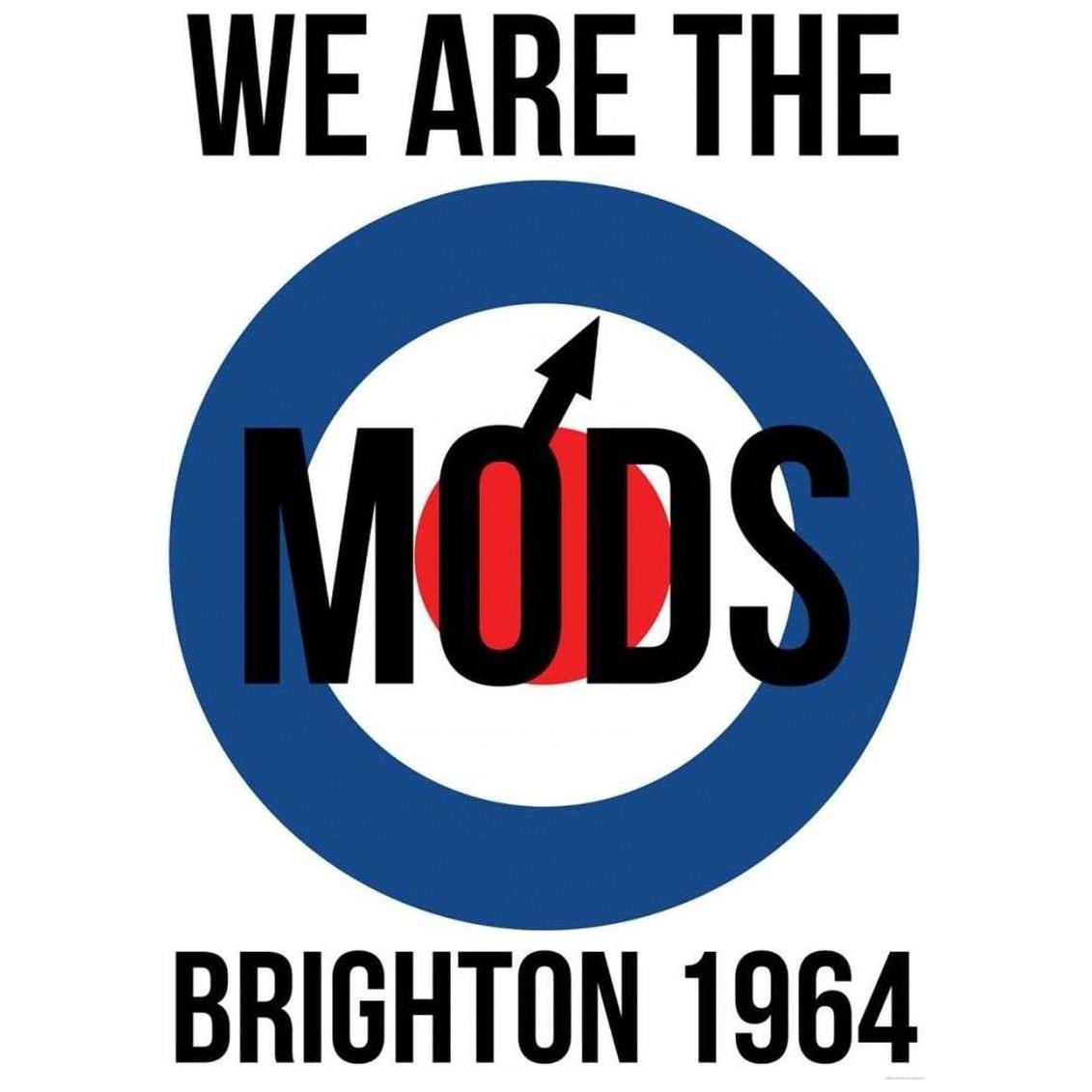 We Are The Mods-Brighton 1964 Poster - Magdasmall